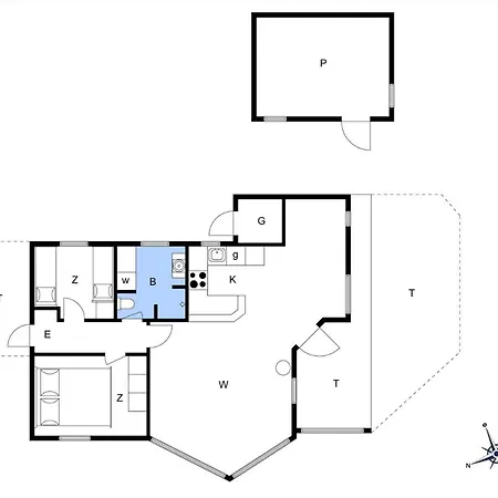 度假居 104-harboore-neerlandiavej-29 *